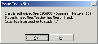 Issue Textbooks to students or teachers