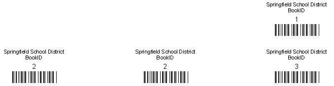 Custom barcode labels for inventory