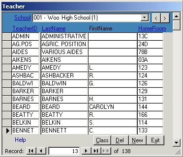 Textbook database teachers